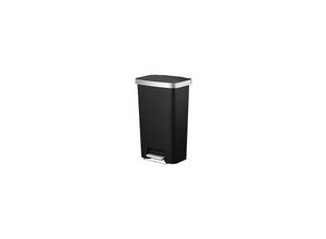 8713631197637 - EKO Treteimer Hana eckig Volumen 45 l BxHxT 455 x 740 x 340 mm schwarz 8713631197637 - EKO Treteimer Hana eckig Volumen 45 l BxHxT 455 x 740 x 340 mm schwarz