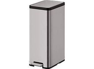 8713631197682 - EKO Treteimer Ecomaid 45 Liter fingerabdruckfest Kunststoff-Inneneimer B 286 x T 428 x H 753 mm Edelstahl mattgrau