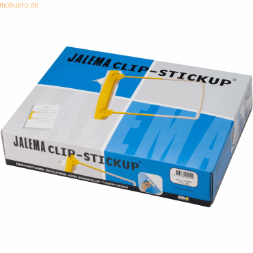 8713739002109 - Djois JalemaClip Archiv-Clips Clip Stickup Gelb Kunststoff 245 x 68 mm 100 Stück