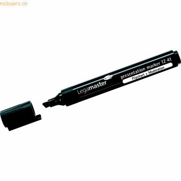 8713797026802 - TZ41 Präsentationsmarker schwarz - 10 Stück(e) - Schwarz - Schwarz - Polypropylen (PP) - 1 mm - 5 mm (7-155001)