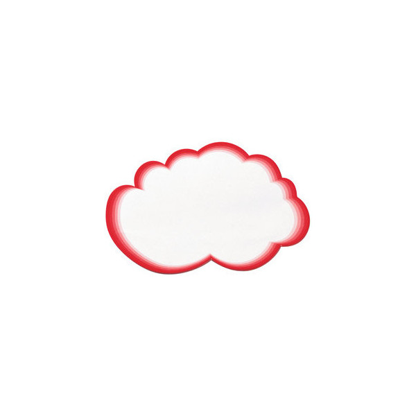 8713797028981 - Moderationskarte Wolke 43 x 265 cm 115 g m² weiß rot 8