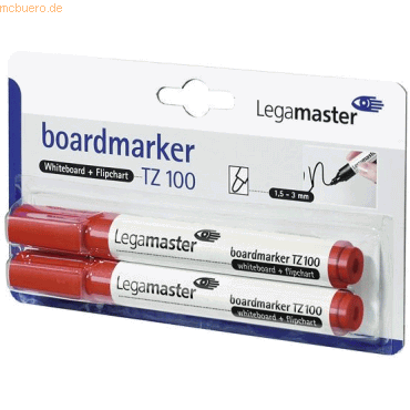 8713797036566 - 10 x Boardmarker TZ 100 2 Stück rot