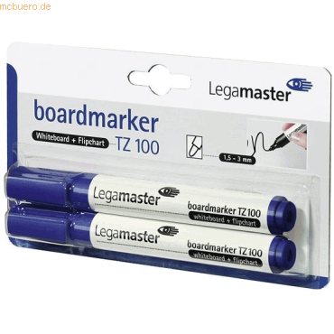 8713797036573 - 10 x Boardmarker TZ 100 2 Stück blau