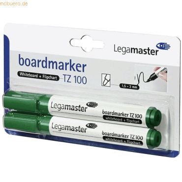 8713797036580 - 10 x Boardmarker TZ 100 2 Stück grün