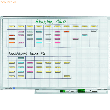 8713797042819 - Raster-Whiteboard Komiboards 7-100164 200x100cm emailliert Aluminiumrahmen 8713797042819 Legamaster