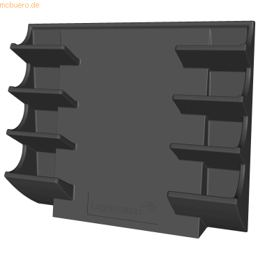 8713797083294 - magnetischer Stiftehalter schwarz Kunststoff 4 Fächer 120 x 40 x 155 cm