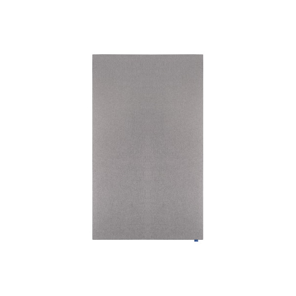 8713797091022 - Akustik-Pinboard Wall Up Absorptionsklasse B Stärke 20 mm Textil & Recycling-PET grau B 1195 x H 2000 mm