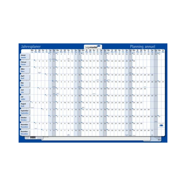 8713797091749 - Plakatkalender 7-420021-25 12 Monate   1 Seite 90x60cm 2025 8713797091749 Legamaster