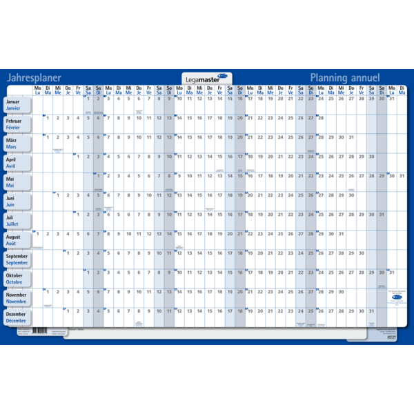 8713797102568 - Plakatkalender 7-420221-25 12 Monate   1 Seite 90x60cm abwischbar 2025 8713797091572 Legamaster