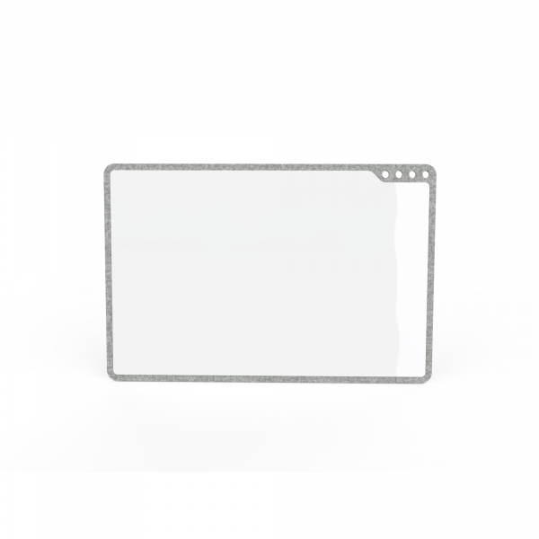 8713797108362 - PLAYROOM mobiles Whiteboard Playboard 500 x 750 cm grau emaillierter Stahl