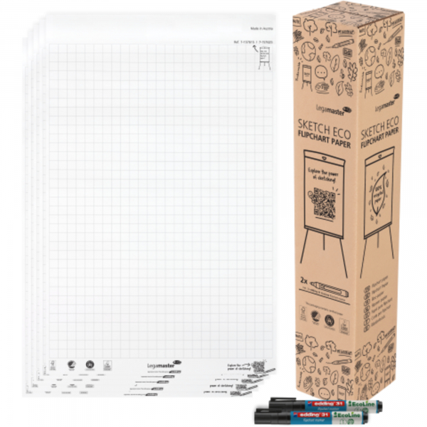 8713797111027 - Papierblock SKETCH ECO 7-157615 kar 5x20Bl 8713797111027 5 Stück