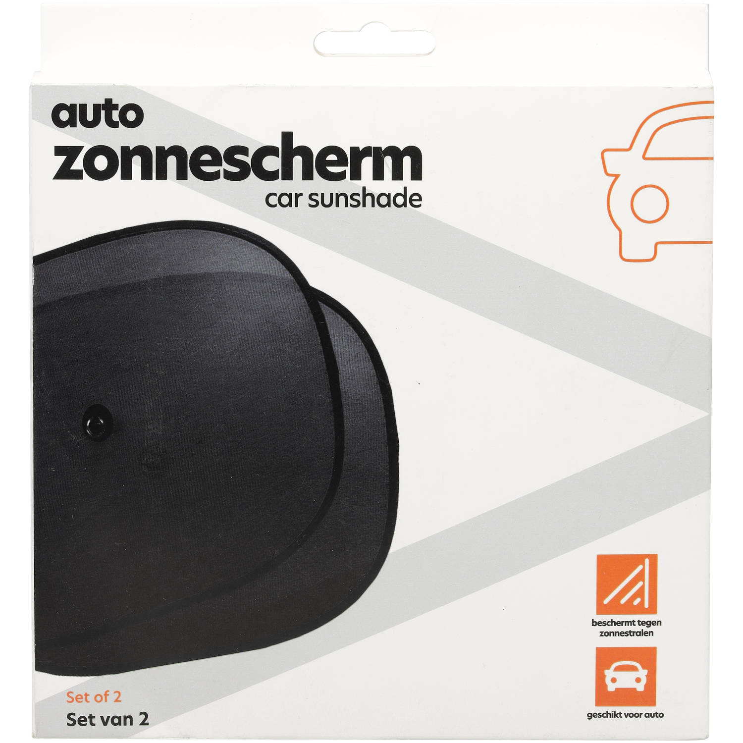 8714044421289 - - Sonnenschirm 2er-Set - 440 x 365 mm - Schwarz