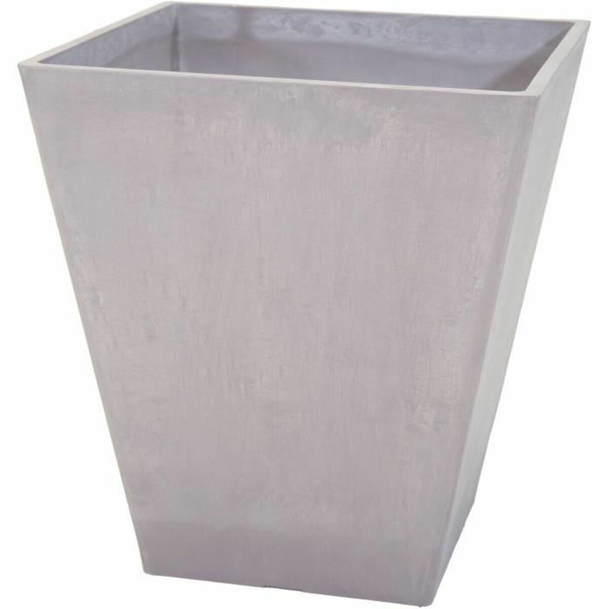 8714075302656 - Blumentopf Ecostone Square Braun Taupe Kunststoff Recycelter 42 x 46 x 42 cm 43 x 43 x 74 cm 41 x 45 cm