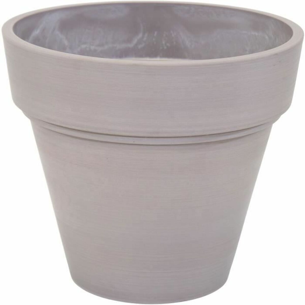 8714075304056 - Blumentopf Ecostone Planter Braun Taupe Kunststoff Recycelter 55 x 51 cm