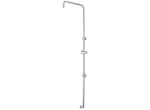 8714175900639 - Ben Sanitair - Ben Shower Bad Duschstange für Bad Rund - Chrom - Chrom