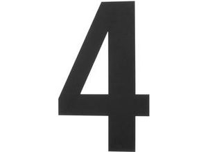 8714186503317 - Hausnummer 4 XL Edelstahl schwarz matt 300 mm