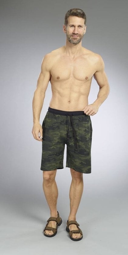 8714256164165 - Bermudashorts Farbe camouflage grün schwarz Größe 3XL