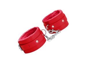 8714273927705 - Plush Leather Handcuffs