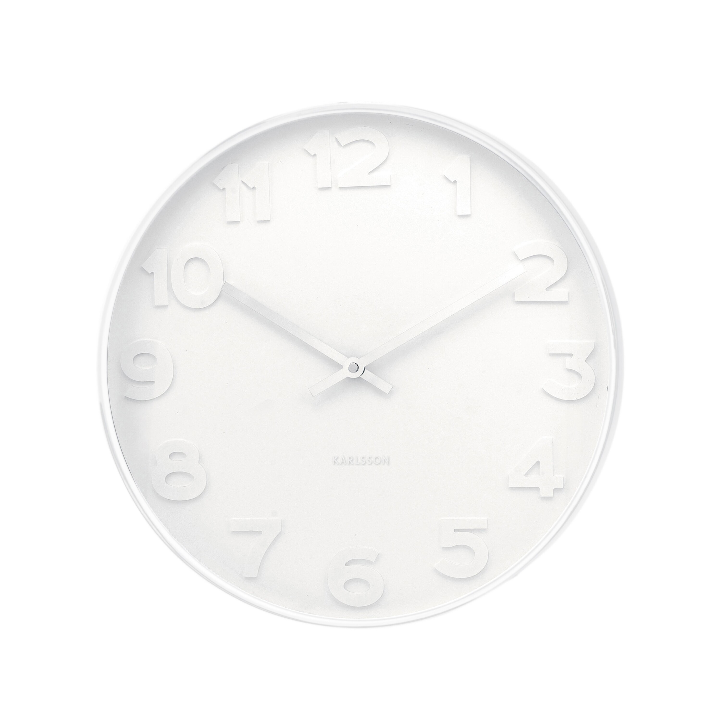 8714302611100 - Wanduhr Mr White Numbers 8714302611100 - Wanduhr Mr White Numbers