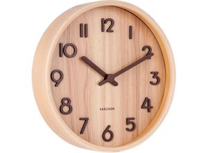 8714302658099 - - Wanduhr aus Holz Pure 22 cm