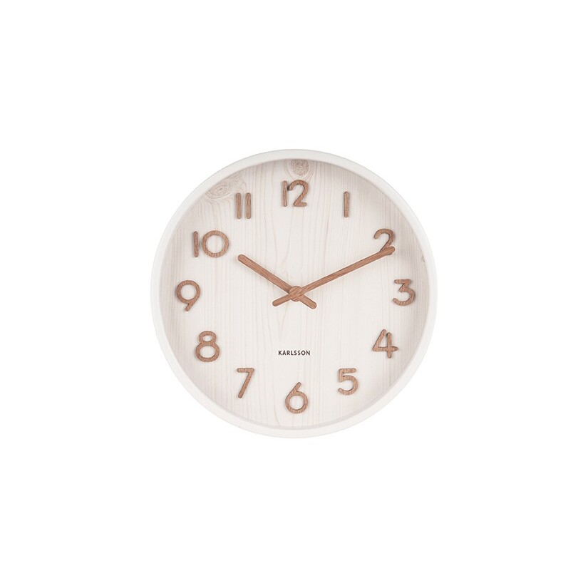 8714302658235 - - Pure - Wanduhr - Linde - Durchmesser 60 cm - Weiß 8714302658235 - - Pure - Wanduhr - Linde - Durchmesser 60 cm - Weiß