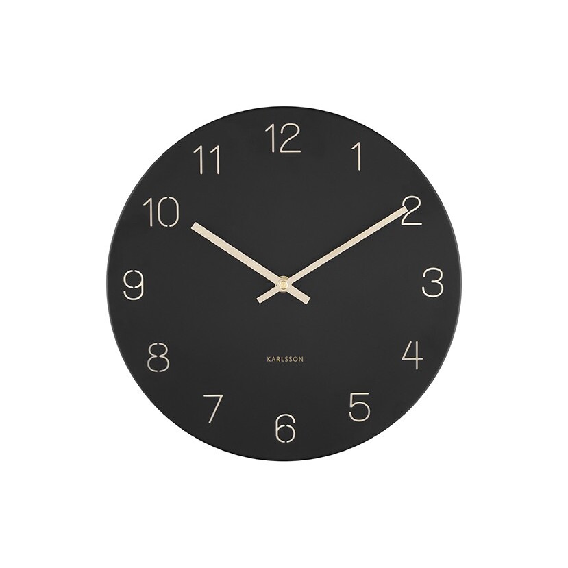 8714302696343 - Wanduhr gravierte Zahlen Charm Small 8714302696343 - Wanduhr gravierte Zahlen Charm Small
