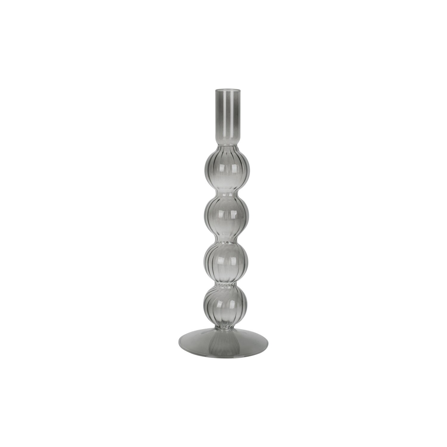 8714302704567 - Kerzenhalter Glas Swirl Bubbles Large