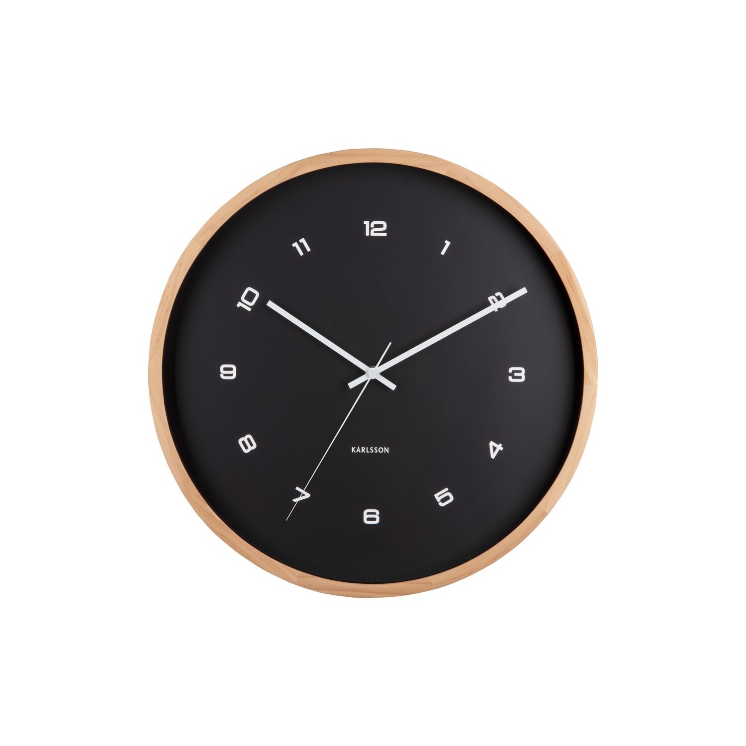 8714302733550 - - Wanduhr Modesta - Schwarz- Ø416cm