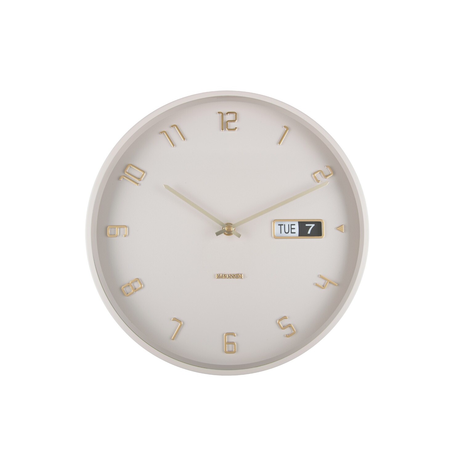 8714302733833 - Wanduhr aus Metall Data Flip