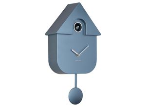 8714302757099 - Wanduhr Cuckoo  Blau  Kunststoff  215x41x85 cm  Schlagwerk  Dekoration Uhren Wanduhren