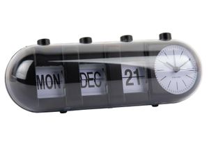 8714302763380 - KARLSSON Tischuhr Kalender Flip RETRO