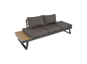 8714365413123 - Lesli Living Loungebank Multifunktionsbank mit verstellbares Kopfteil Arezzo