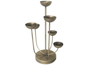 8714365476623 - Lesli Living - Kerzenständer Mira 455 cm Gold Gold