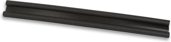 8714426001634 - Lowander Doppel-Zugluftstopper 95cm - Zugluftstopper für Türen - Schwarz