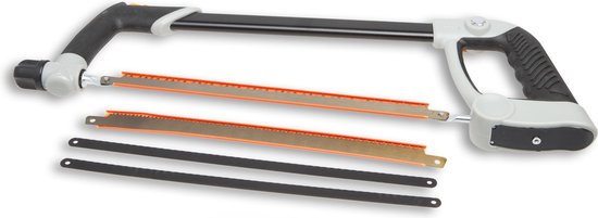 8714426122049 - GS 4-in-1 Handsäge Profi - Eisensäge - Holzsäge - Säge für Metall + Holz + Kunststoff - inkl Sägeblätter 8714426122049 - GS 4-in-1 Handsäge Profi - Eisensäge - Holzsäge - Säge für Metall + Holz + Kunststoff - inkl Sägeblätter