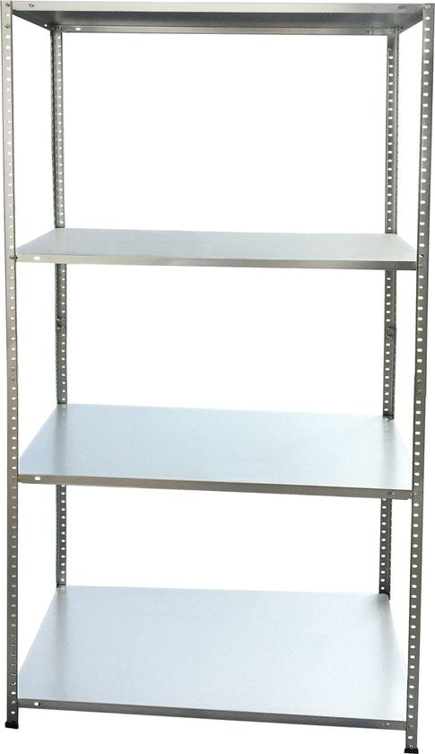 8714426153654 - Lagerregal Metall 148x75 cm Regaleinheit 4 Böden x 40kg Edelstahl
