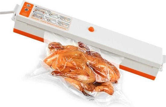 8714426423733 - vacumeermachine 80W   43KPA - Vacuum sealer - Incl 10 vacumeerzakken - Rolbreedte 295mm