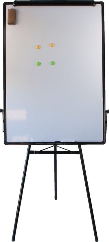 8714426425874 - Lowander 3-in-1-Flipcharttafel-Stativ - Flipcharttafel | Whiteboard | Magnettafel -100x70 cm - Schwarz