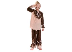 8714438575642 - Indianer-Kostüm für Kinder hellbraun beige