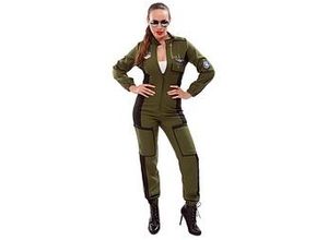 8714438602614 - Overall Kampfflieger für Damen olivgrün