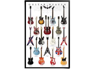 8714597316285 - Poster REINDERS Gitarren Sammlung Bilder Gr B H 61 cm x 915 cm 1 St bunt (mehrfarbig) Poster