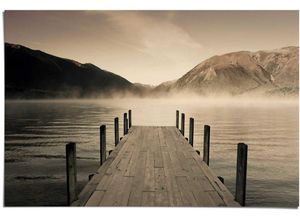 8714597330588 - Poster REINDERS Steg Rotoiti See Bilder Gr B H 915 cm x 61 cm 1 St braun Poster