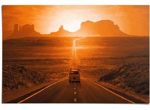 8714597342260 - Poster REINDERS Monument Valley Bilder Gr B H 915 cm x 61 cm 1 St orange Poster