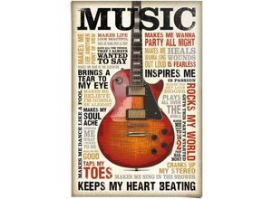 8714597365962 - Poster REINDERS Music is Passion Bilder Gr B H 61 cm x 915 cm 1 St braun Poster