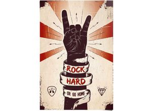 8714597509618 - Poster REINDERS Rock Hard Bilder Gr B H 61 cm x 915 cm 1 St braun Poster