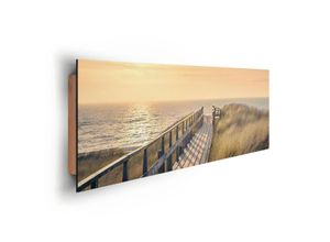 8714597513585 - Deco-Panel REINDERS Weg zum Meer Bilder Gr B H 90 cm x 30 cm Querformat beige (natur) Kunstdrucke Bilder