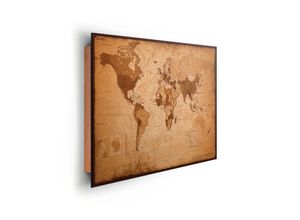 8714597522648 - Deco-Panel REINDERS Weltkarte - antik Bilder Gr B H 50 cm x 40 cm braun Kunstdrucke Bilder