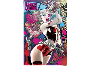 8714597538021 - Poster REINDERS Batman Harley Quinn Bilder Gr B H 61 cm x 915 cm 1 St lila Poster