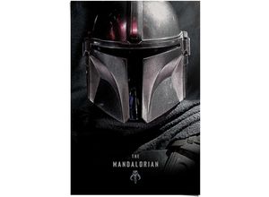 8714597588415 - Poster REINDERS Poster The Mandalorian Star Wars - Dark Side Serie Baby Yoda Bilder Gr B H 61 cm x 915 cm Serien 1 St schwarz Poster