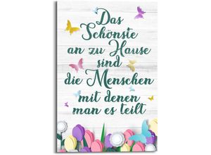 8714597589887 - Reinders! Wandbild »Wandbild Zu Hause Familien - Lebensfreude - Weisheit« Schriftzug (1 St) bunt